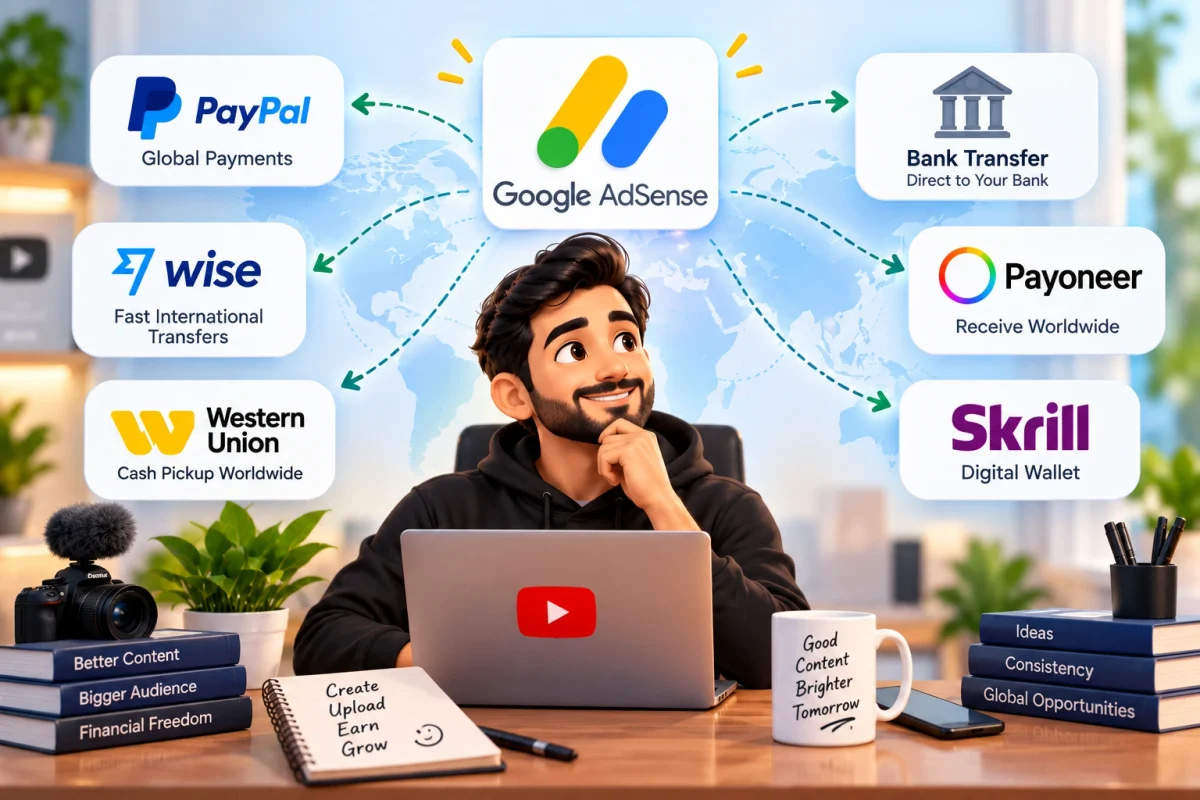 گوگل ادسنس برای یوتیوبرهای ایرانی