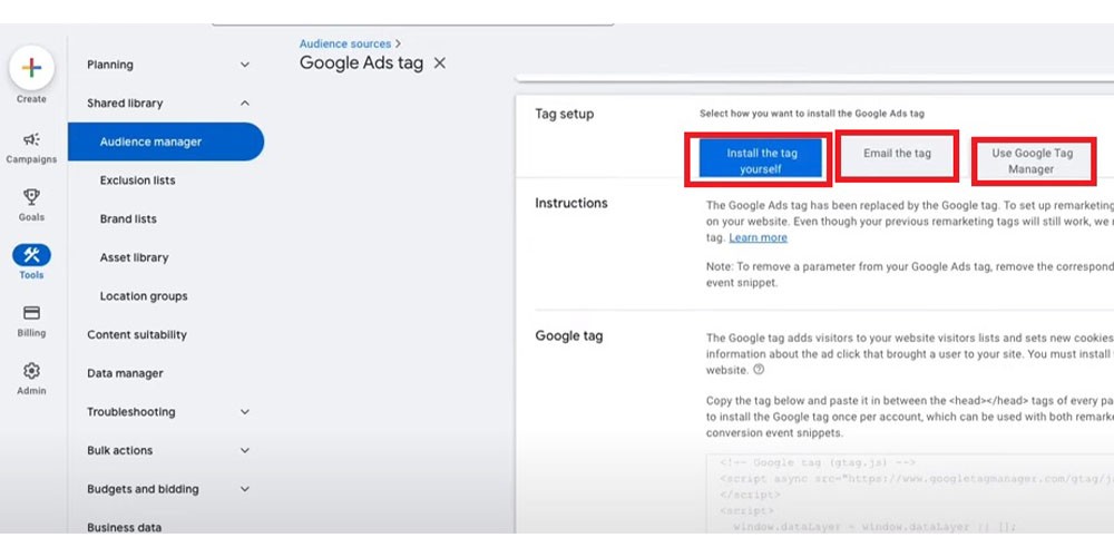 آموزش ریمارکتینگ با google tag manager - مرحله دوم