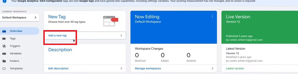 آموزش ریمارکتینگ با google tag manager - مرحله چهارم