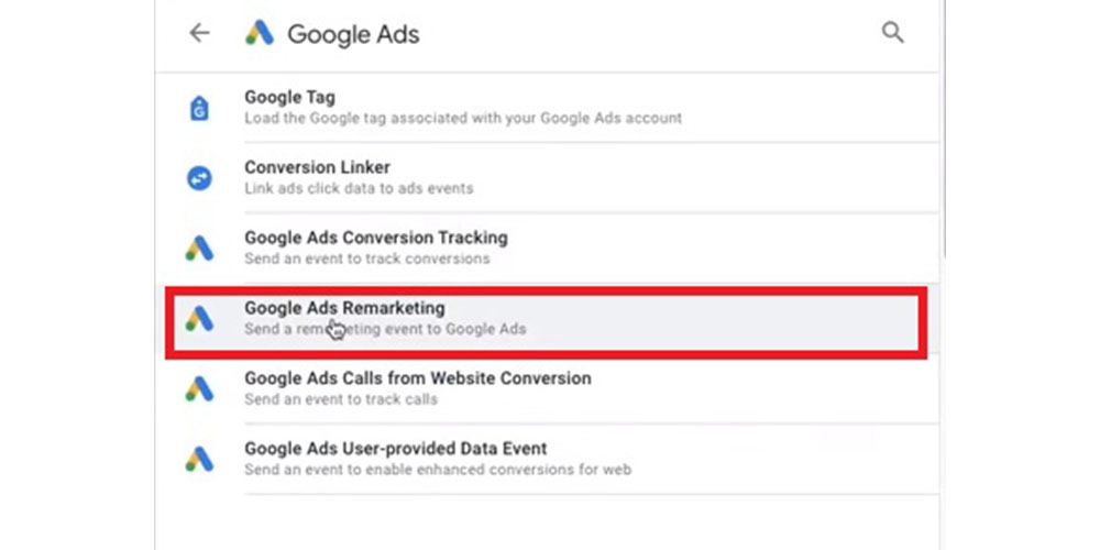آموزش ریمارکتینگ با google tag manager - مرحله هفتم