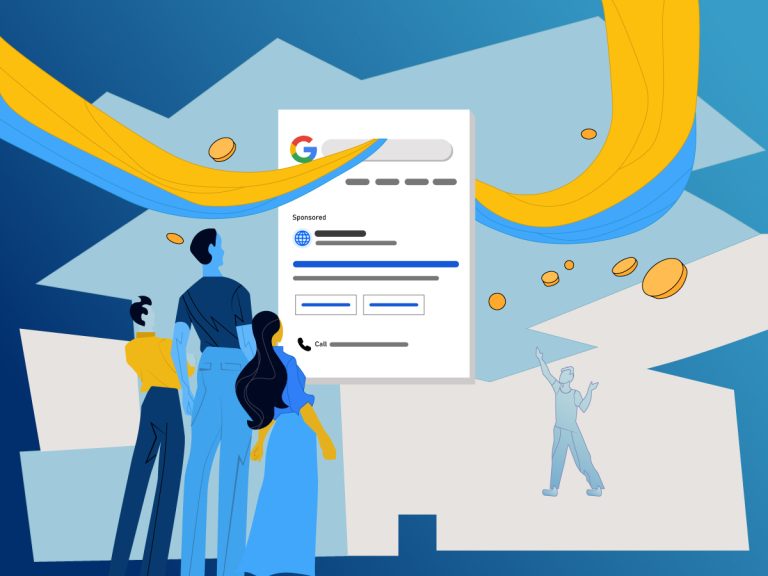 تبلیغات در صفحه اول گوگل