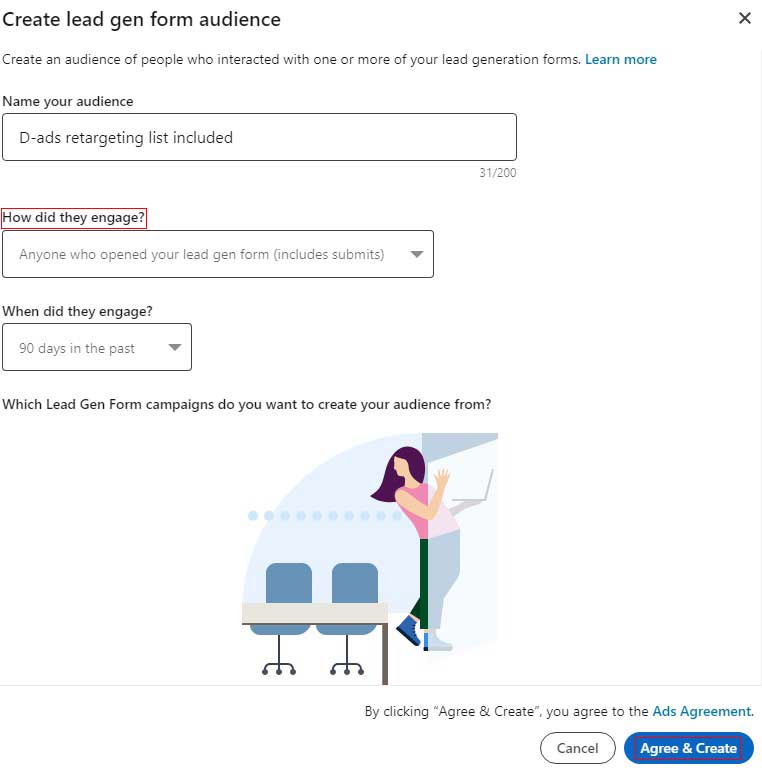 ساخت تبلیغات ریتارگتینگ لینکدین - مرحله 4