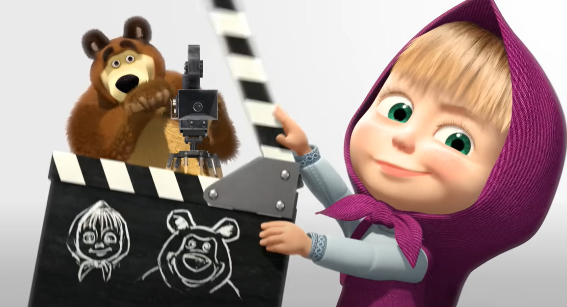داستان کودکانه masha and the bear