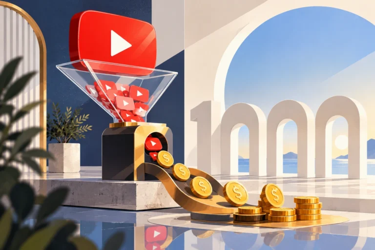 درآمد هر ۱۰۰۰ بازدید یوتیوب و تفاوت RPM و CPM