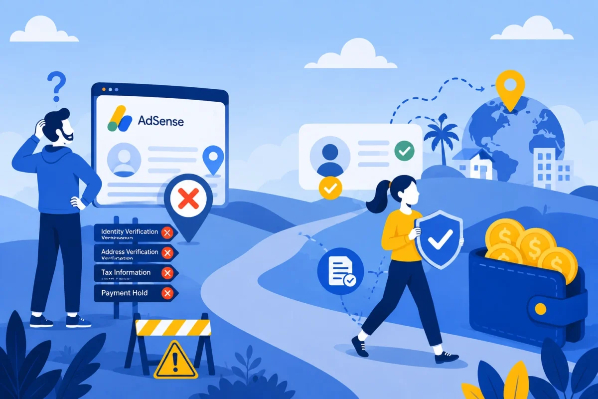 خطرات ساخت AdSense با آدرس غیرواقعی