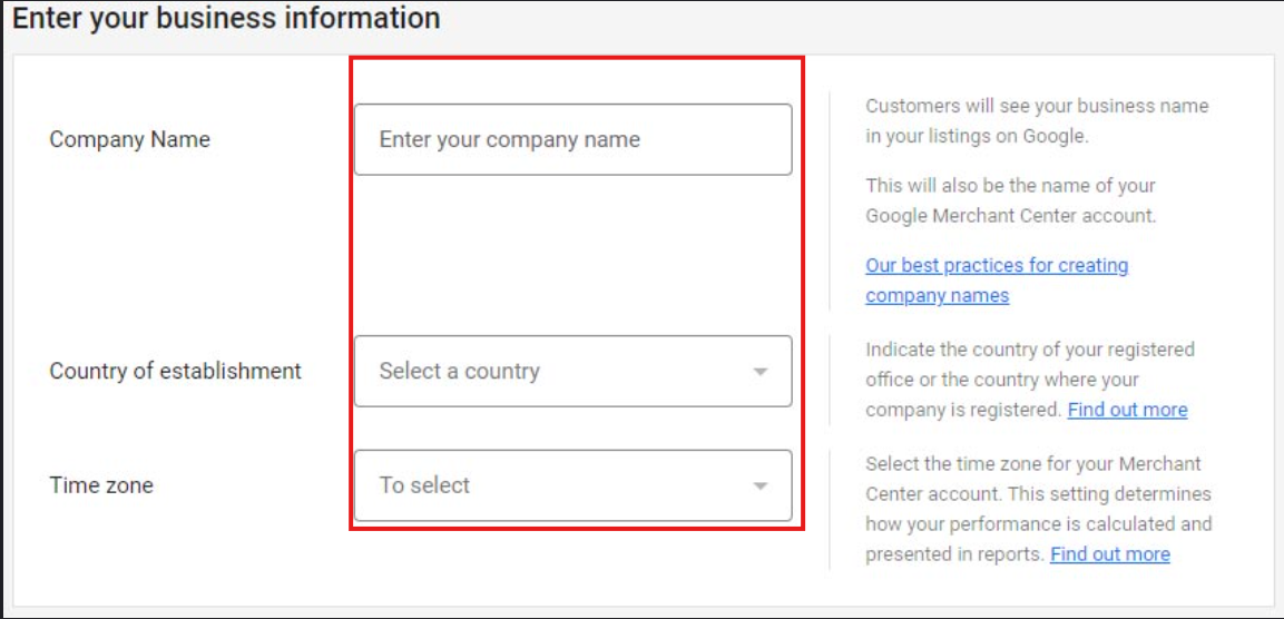Google Merchant Center