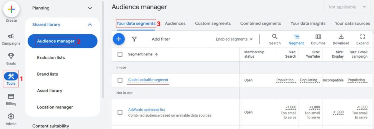  تعریف Lookalike segment 