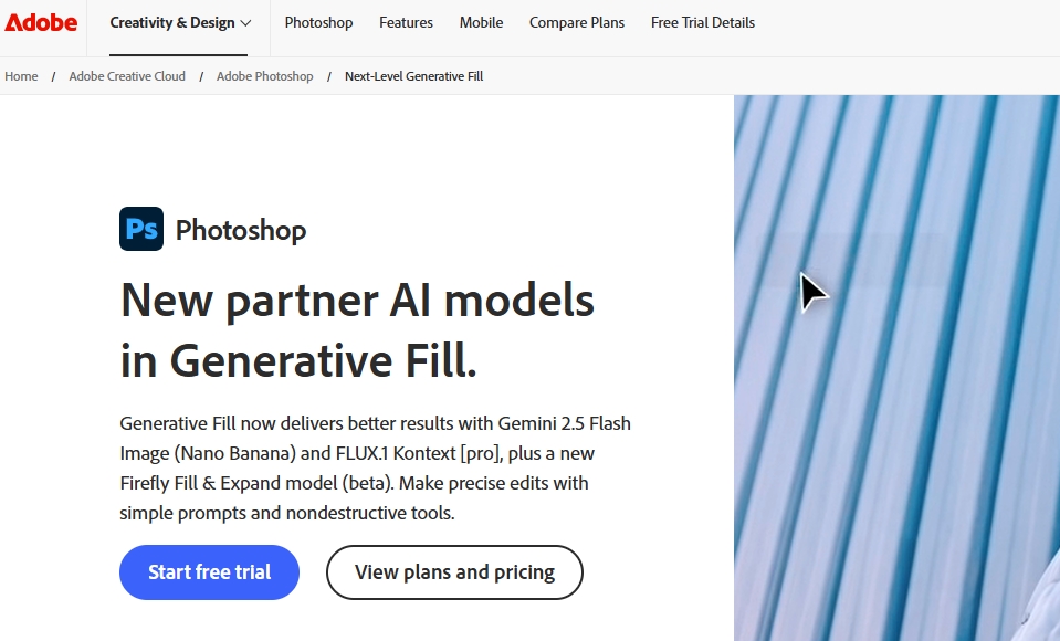 ابزار اول: Generative Fill در Photoshop
