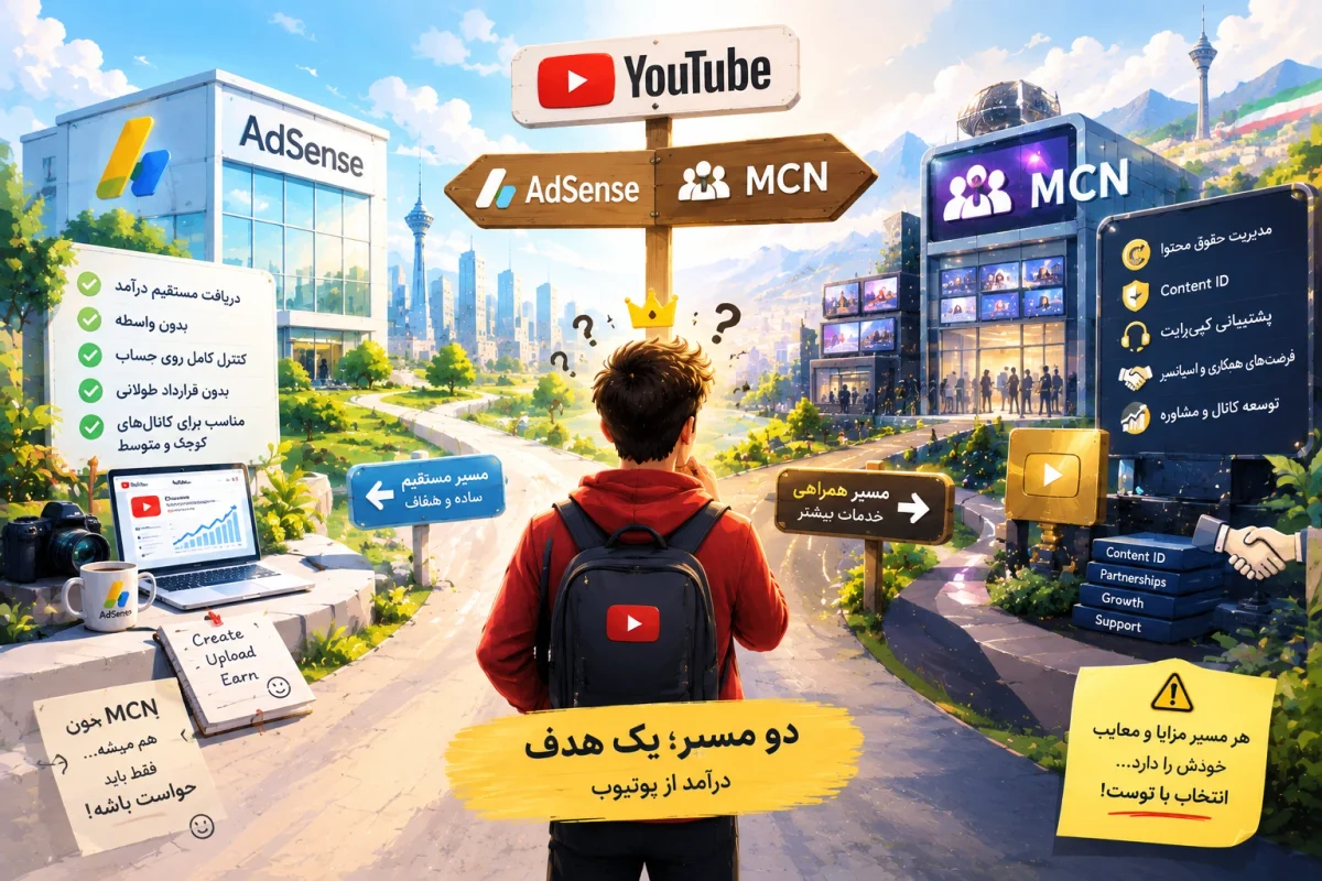 نقد کردن درآمد یوتیوب بدون MCN
