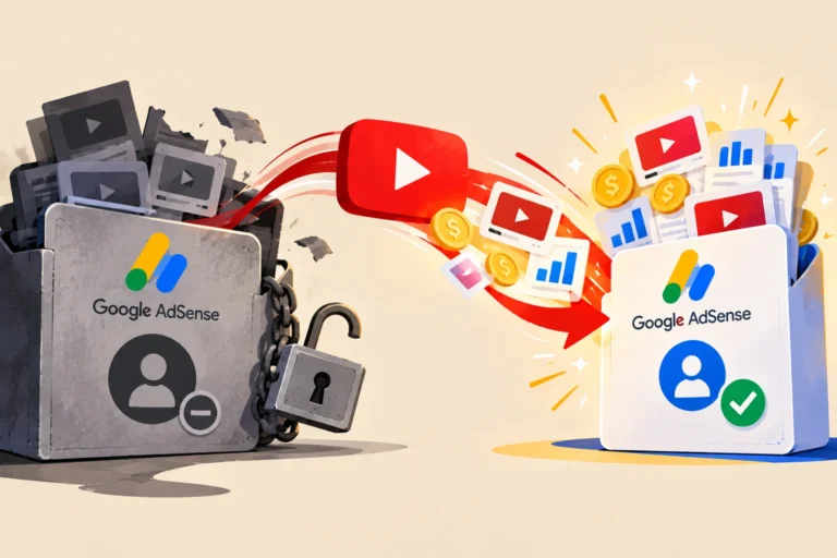تغییر AdSense یوتیوب