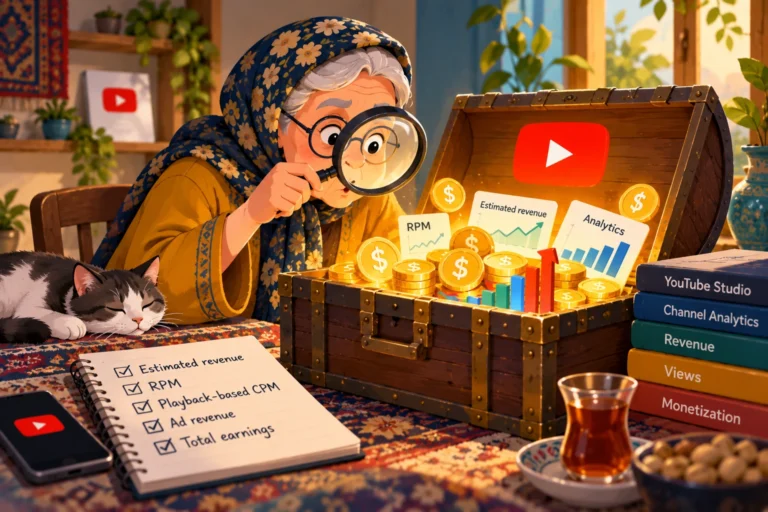 محاسبه درآمد یوتیوب