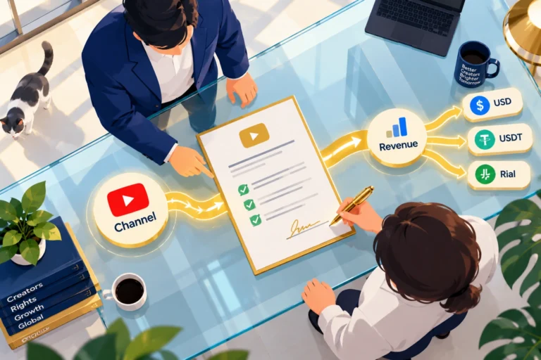 قرارداد نقد درآمد یوتیوب