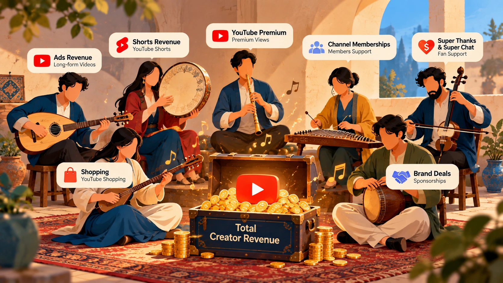 کسب درآمد از یوتیوب
